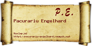 Pacurariu Engelhard névjegykártya
